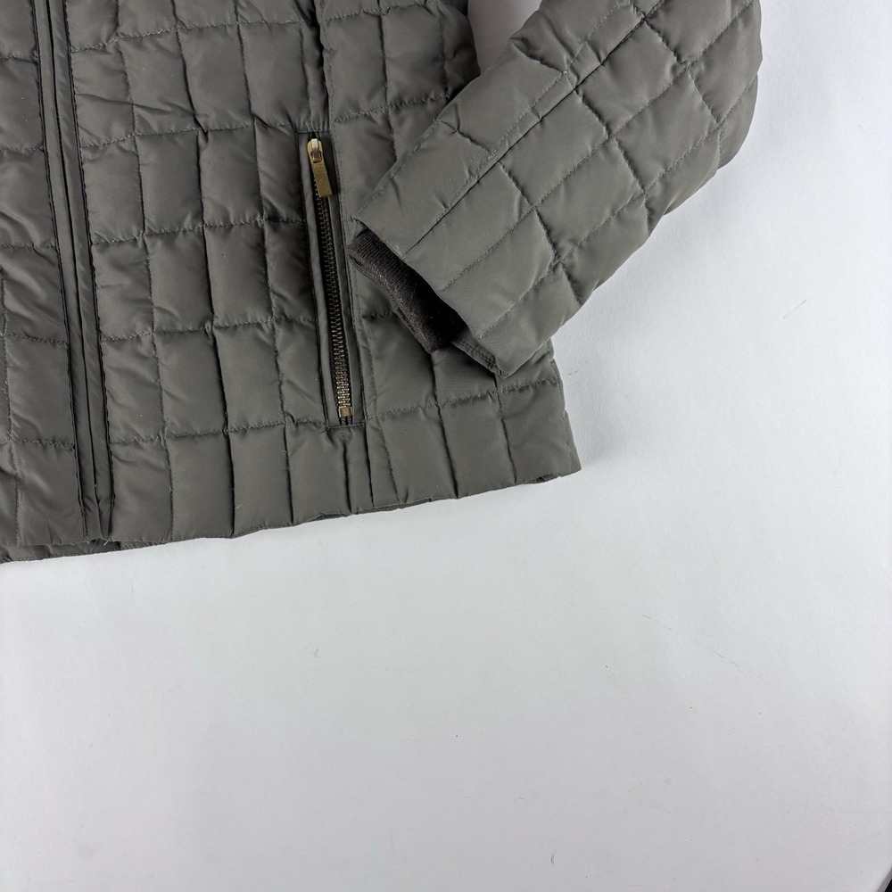 J. Crew Women's Olive Green Quilted‎ Down Filled Jacket Womens XS - Picture 3 of 13